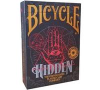 Bicycle HIDDEN - Jeu de 56 cartes toilées plastifiées - format poker - 2 index standard G