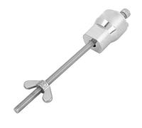 Bicycle Hub Removal Tool, Aluminum Alloy Slotted Socket Wrench, Antirust Hardware with Pole Sleeve Quick Release Maintenance for Mountain Road Bike Pedal Extraction