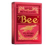 Bicycle Jeu Bee MetalLuxe (Rouge)