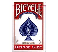 Bicycle Jeu de 52 Cartes Rider Back Rouge Format Bridge
