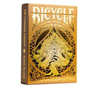 Cartamundi – Cartes à jouer Bicycle Dragon Gold – Jeu de 54 cartes – Or
