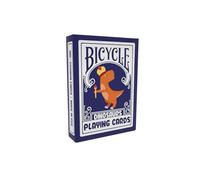 Bicycle Jeu de Cartes Dinosaures, Imprimé par USPCC, 56 Cartes Customisées, Air Cushion Finish, Dos Asymétrique pour Magiciens et Collectionneurs