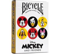 Cartamundi - Jeu 54 cartes - Mickey & Friends - Glisse optimale - Poker/Magie