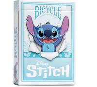 Bicycle | Disney Stitch et Angel | Jeu de 54 Cartes à Jouer | Collection | Jeu de carte premium Air-Cushion Finish à l’effigie de Stitch - Idéal pour les fans, la Magie - Format Poker
