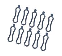 Bicycle Lampe Silicone Strap Set Durability Mount Band Band Road Bike Lamp Strap pour Les SILICONES DE DURABILITÉ Simple DIVRIQUES