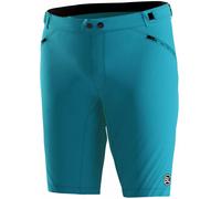 Bicycle Line Imola S2 Baggy Knee Length Zip Pockets Mtb Shorts Turquoise 10 (S) Female