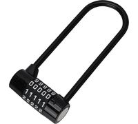 Bicycle Lock With 5 Digit Resettable Code-15.5 Cm Long Handle-Waterproof For Outdoor-Electric Scooter Locker,Bicycles,Gates,Gym,School,Shed & Lockers