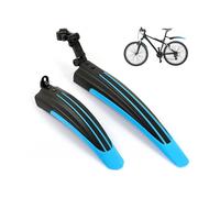 Bicycle Mudguard Set Adjustable Universal Bicycle Mudguard Set Front Rear Fenders Mountain Bike Mudguard Set for Bike 20-26 Inch Wheels