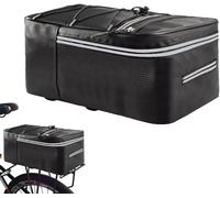 Bicycle Pannier Bag,Rear Pannier Bag,Waterproof Bicycle Bag,With Reflective Strips And Waterproof Zip,For Bicycle Transport Items,12 L
