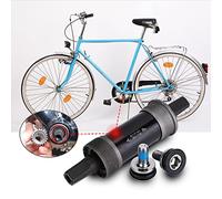 Bicycle Permanent Square carré Bracket Inférieur en Acier - Croûte en Acier pour la Tolérance à la Rondeur - Convient pour Un Vélo de Neige Gras pour la Coquille de Cadre 80/100 Mm (80 * 142