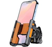 Bicycle Phone Holder Quick Release 1s - Motorcycle Phone Holder With 2 Ports - 360 Rotation Outdoor Handlebar Phone Holder For Road Bike Scooter For 4.0 To 7.0 Inch Smartphone