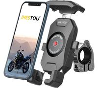 Bicycle Phone Holder With Aluminium Handlebar Mount Base, Tool-Free Installation For 4.0-7.0 Inch Smartphones.
