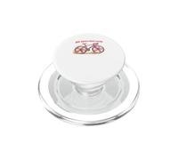 Bicycle Pink Up Chemise Cancer Ruban Rose PopSockets PopGrip pour MagSafe