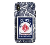 Bicycle Playing Cards Deck Box with Card Backs Vintage Coque pour iPhone X/XS