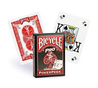 Bicycle Pro Poker Peek Red Back Playing Cards