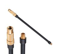 Bicycle Pump Air Hose - Sturdy Inflating Tube for Tire Pumps | High Pressure Resistant Rubber with Threaded Valve Adapter, Universal Pump Hose for Road Bikes Mountain Bikes and Tire 15.75 in