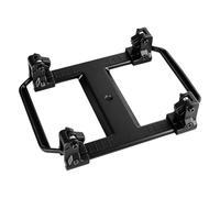 Bicycle Rear Basket Bracket with Adjustable Width Quick Release Mount