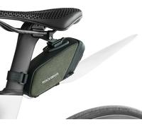 Bicycle Saddle Bag 0.4 L Compact Rear With Mudguard Function 2 In 1 Pvc Holder Small Bag Mountain Bike Seat Post Bag Quick Assembly Suspension Flushable Bicycle Road Folding Green
