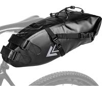 Bicycle Saddle Bag,Rear Bike Bag,Universal Waterproof Sports Saddle Bag,10l With Velcro Straps Buckles Seat Pocket For Road Bike Mtb Bmx Mtb Black