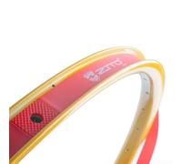 Bicycle Safety Essentials ZTTO Lot de 2 coussins de chambre à air et bande de jante (50,8 cm, rouge)