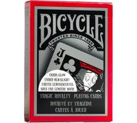 Bicycle- Tragic Royalty Deck Creatives Cars Jeu De 54 Cartes À Jouer Et À Collectionner & Magie, 1018404, Format Poker, Bleu[Z1973]