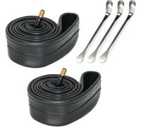 Bicycle Tube With 3 Iron Tire Levers Tire Spoon,12"" 14"" 16"" 18"" 20"" 22"" 24"" 26"" Mtb Road Bike Inner Tire Tube Bicycle Inner Tire Tube Puncture Proof Tube For Bike Bicycle Tire.[B73]