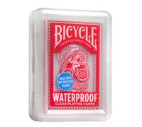 Bicycle Waterproof Cartes à Jouer Rouges, Plastique Transparent
