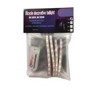 Bicycle Wheels Decorative Lights - Bicycle Spoke Lights | with Battery Box Bicycle Light for Dust-Proof Waterproof Battery Powered