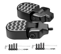 Bicycles Rear Wheel Pedal, Folding Aluminium Alloy Pegs, Anti-Slip Bike Footrests,3.15x1.57x0.79 inches L, Lightweight Bike Pegs, Compact Bicycle Foot Pedals, Mountain Bike Footrests, E