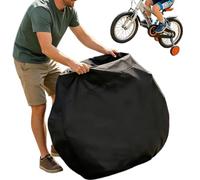 Bicycles Travel Bag, Waterproof Bike Storage Case, Dustproof UV Protection Folding Carrier System, 16 to 22 Inches Strong Portable Transport Design, Cycling Travel Style, Outdoor Trip Commuting