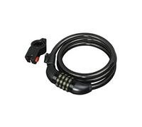 Hama Antivol Velo, Cadenas de velos 120cmx12mm (Câble Antivol pour Vélo Scooter Motos Portail Poussette, Combinaison 4 Chiffres,Verrouillage à Vélo Antivol) Noir