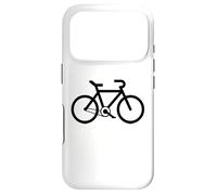Bicyclette Dessin à Une Ligne Vélo de Montagne Coque pour iPhone 17 Pro