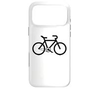 Bicyclette Dessin à Une Ligne Vélo de Montagne Coque pour iPhone 17 Pro Max