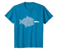 Bicyclette Le poisson mange la voiture Protection climatique T-Shirt