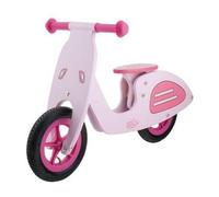 Bicyclette Primi Passi Sans Pédales En Bois Style Vespa Rose 659970 RIDEWILL BI