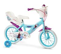 Bicyclette Roue 14 Pouces Fille Azzurra Frozen Vélo Avec Roues Et Panier