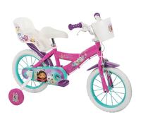 Bicyclette Roue 14 Pouces Fille Rose Gabby Dollhouse Vélo Avec Roulettes