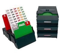 Bid Pal Lot de 4 boîtes d'enchères Bridge (Vert)