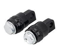 BID4ZE Adaptateurs de connexion pour repose-pieds mâles pour marchepieds passagers noirs pour Harley Dyna Softail Touring Electra Glide