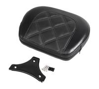 BID4ZE Black Sissy Bar Backrest Pad Compatible With Harley Touring Electra Glide Classic EFI FLHTCI CVO Road Glide FLTRXSE Road King Special FLHRXS 1997-2022