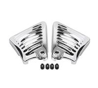 BID4ZE Capuchon d'admission d'air latéral de col de soufflet en plastique ABS chromé compatible avec Harley Night Rod Special VRSCDX 2007-2017 V-Rod VRSCA 2002-2006 V-Rod Muscle VRSCF 2009-2017