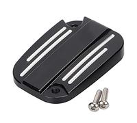 Bid4ze Couvercle de réservoir de frein droit noir pour Harley Electra Glide Road King Ultra Classic Ultra Limited Street Glide Road Glide Heritage Softail