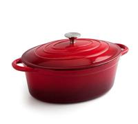 Bidasoa FIERRO - Cocotte en fonte rouge 30 cm - 4,3 L (7664010)