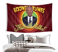 Biden Drapeaux d'Extérieur Drapeaux de Jardin Biden - Drapeau Bannière Ferme 90x150cm Grand Drapeau Coloré Intérieur Extérieur Drapeau That's All Fulks Décoration Murale pour Jardin Étude