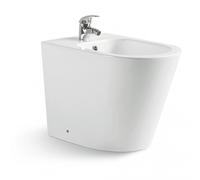 BIDET À POSER EN CÉRAMIQUE AFFLEURANT RIMLESS BLUES