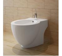 Bidet à poser - vidaXL - Céramique - Blanc - Design intemporel