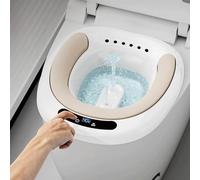 Bidet Abattant de WC pour Adultes Capacité de Lavage Convient pour Les Adultes À Poser sur Le Bord des Toilettes Convient Aux Sièges de Toilette Standard