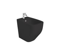 BIDET AFFLEURANT AU MUR CÉRAMIQUE NOIR MAT MOZART