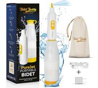 BIDET BUDDY® PureJet Bidet portable pour voyage | Débit de 400 ml/min | Batterie de 500 mAh | Bouteille de 550 ml | Étanche IPX7 | Chargement USB-C | Compact et haute puissance avec une forte pression