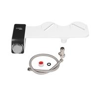 Bidet de toilette à buse unique, bouton de pression d'eau réglable, conception de commutateur, facile à installer, matériau en plastique ABS pour le remplacement des toilettes de (1/2po Asie
